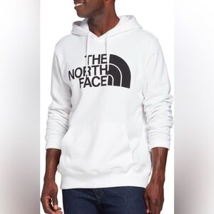 NWT The North Face Men's Half Dome Pullover Hoodie Sweatshirt White Size Small